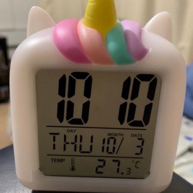 Unicorn clock kmart Shopee Malaysia