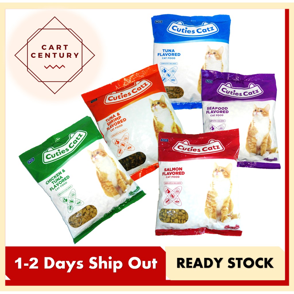 Cuties Catz Cat Food 400g Makanan Kucing -Seafood / Tuna&Shrimp / Tuna