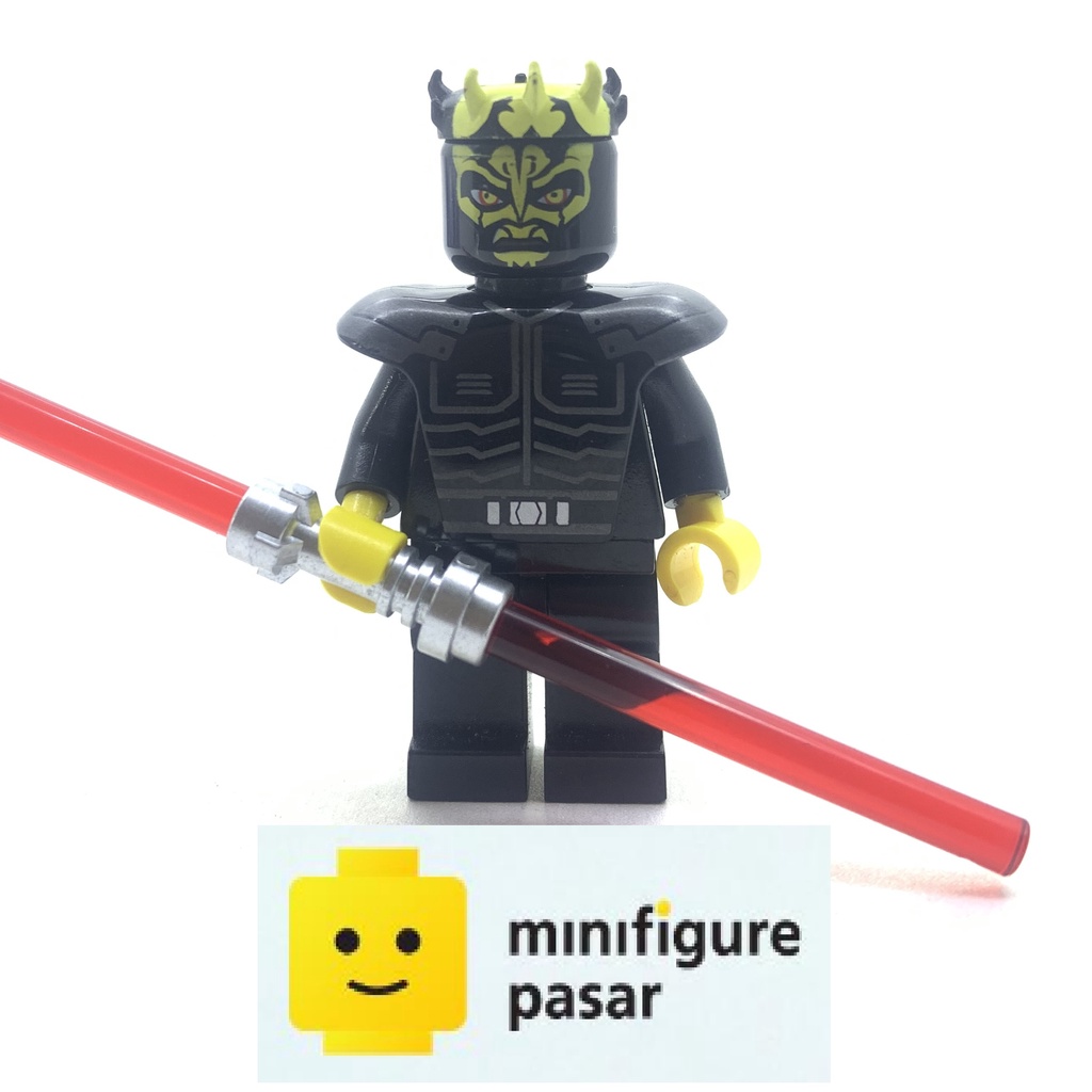 Authentic LEGO Star Wars Savage Opress Minifig sw316 7957 Zabrak Sith Lightsaber 