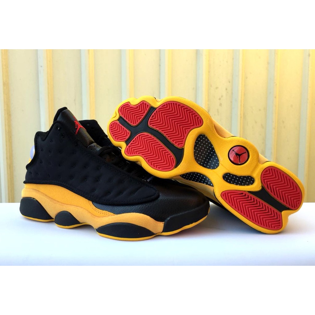 jordan 13 black university red