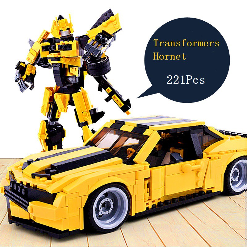 【Spot 】221PCS Compatible with Lego Transformers Bumblebee Building