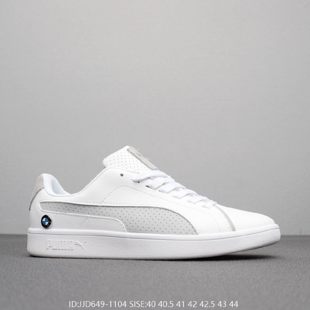 puma bmw mms smash v2 white sneakers