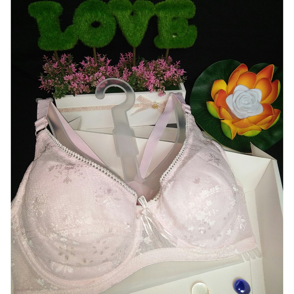 Modernform International Women Sexy Lace Wired Bra Cup B (P0015