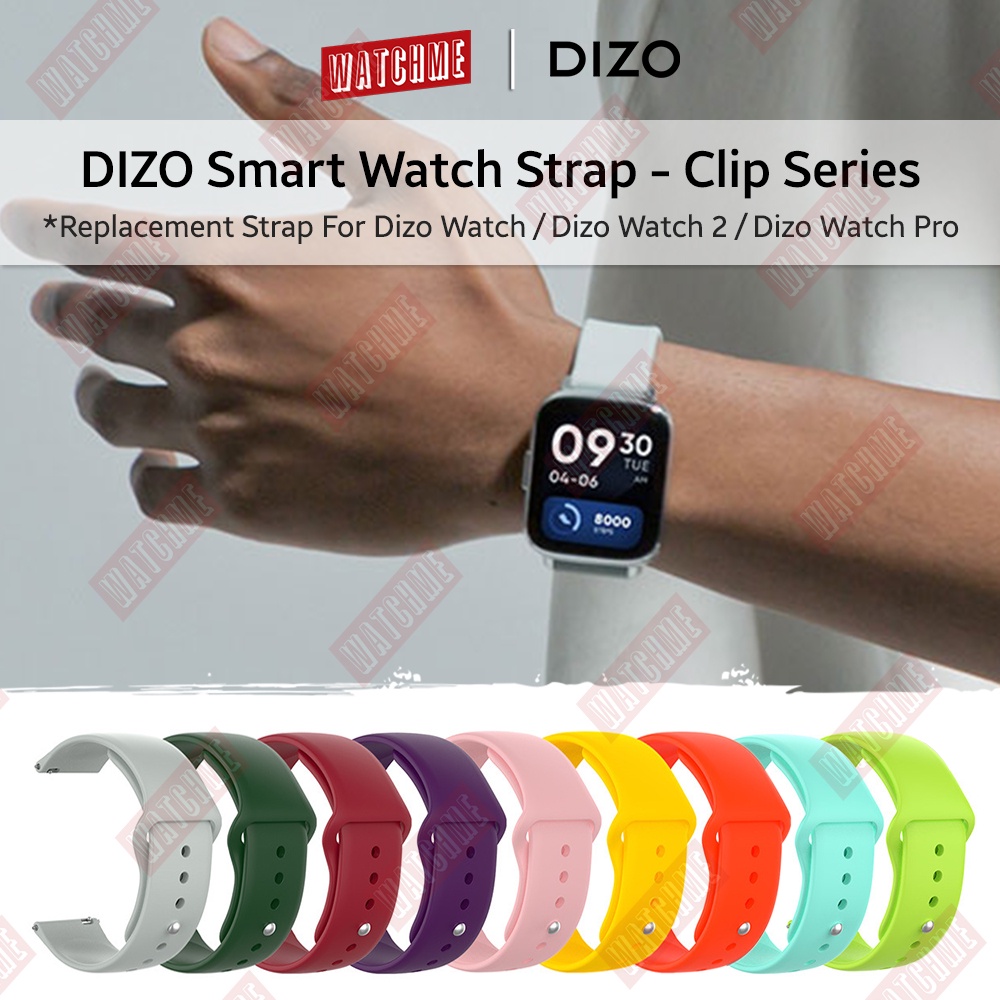 DIZO Smart Watch Clip Strap, Color Series 22mm & 20mm (For DIZO Watch, Watch 2, Watch Pro