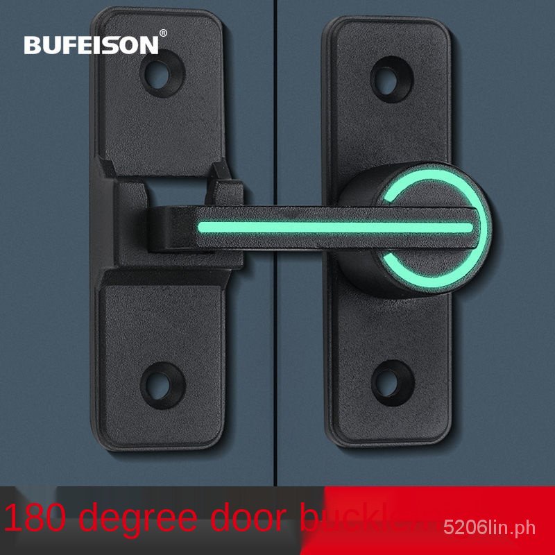 Premium Versatile Door Handle Cabinet Punch Latch90Sliding Lock Latch Room Sliding Shackle Buckle Do Multi Purpose - Image 5