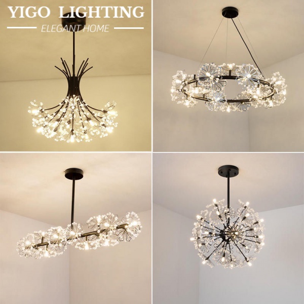 Living Room Lamp Led Ceiling Lamp Dandelion Chandelier Nordic Modern 