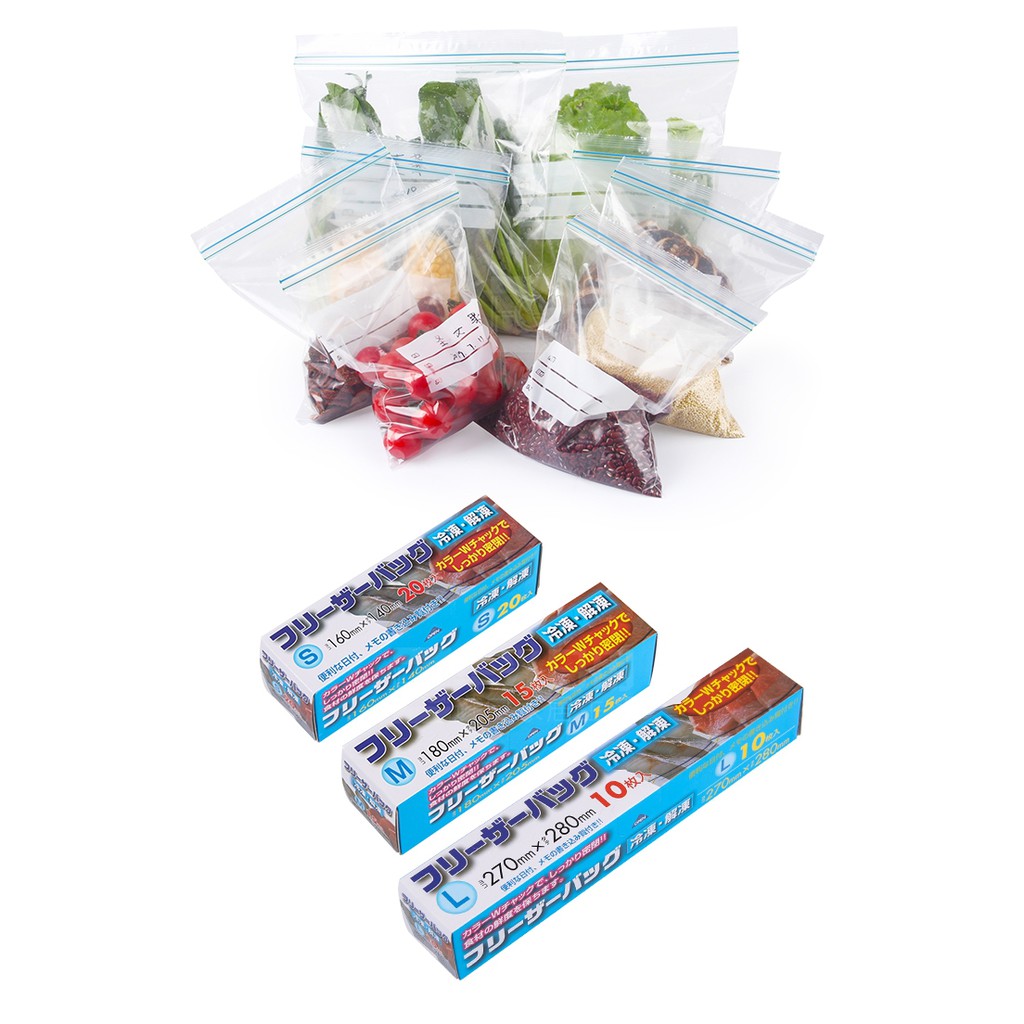 🇲🇾 Stock 🐸 Resealable Ziplock Bags Food Storage Dry Freezer Safe No