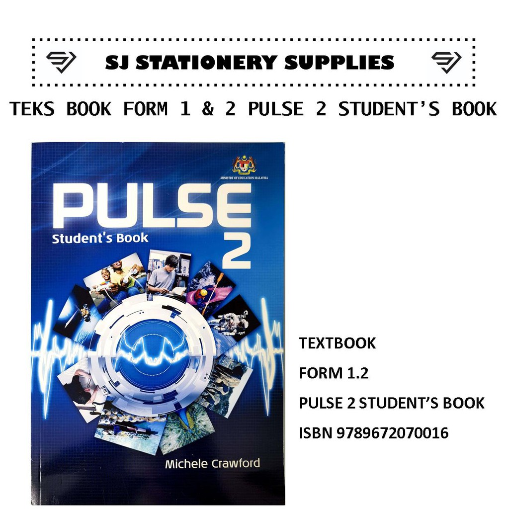 Textbook English Form 1 2 Pulse 2 Student S Book Shopee Malaysia