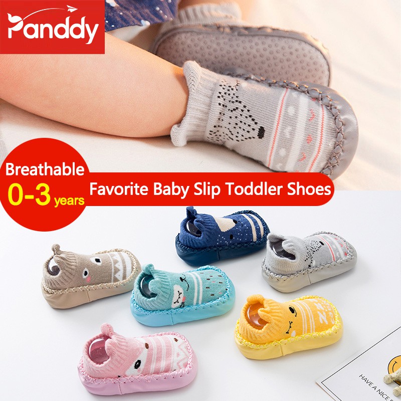 Ready Stock Baby Boys Girls Infant Toddler Shoes Anti-Slip Baby socks Kids Breathable Casual Shoes Anti-collision
