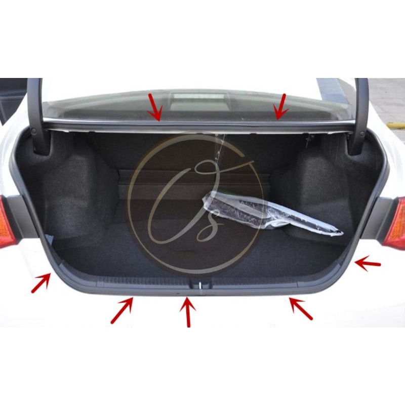 Toyota Vios 2003 -2018 REAR BOOT BONNET RUBBER BELAKANG BONNET GETAH ...