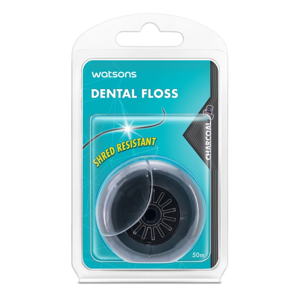 WATSONS Dental floss Charcoal 50ml