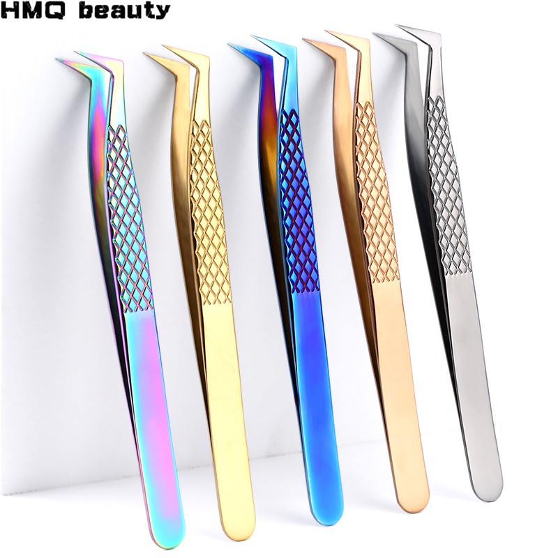 100% Closed High Quality New Style Premium Eyelashes Tweezers Hand Anti 