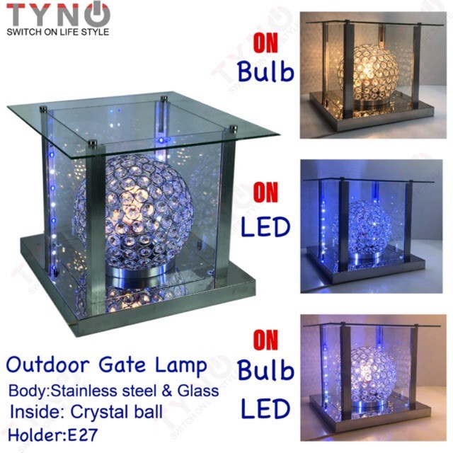 Crystal outdoor gate lamp weather proof gate light Led gate light