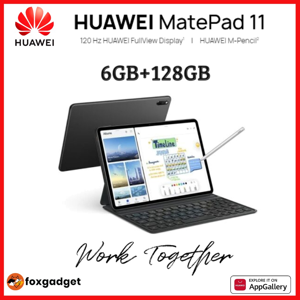 Huawei MatePad 11 | (6GB + 128GB) / (6GB + 256GB) | 7250 mAh - 100% Original - Huawei Malaysia Warranty
