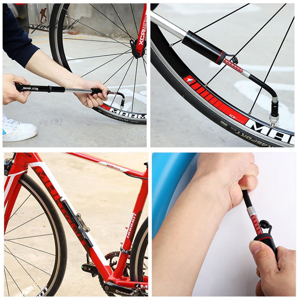 pumping bike tire with presta valve