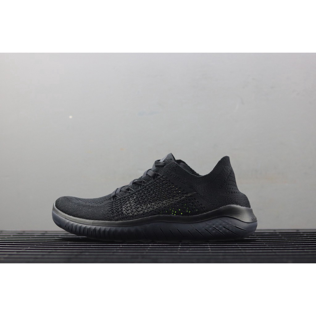 nike free rn triple black 