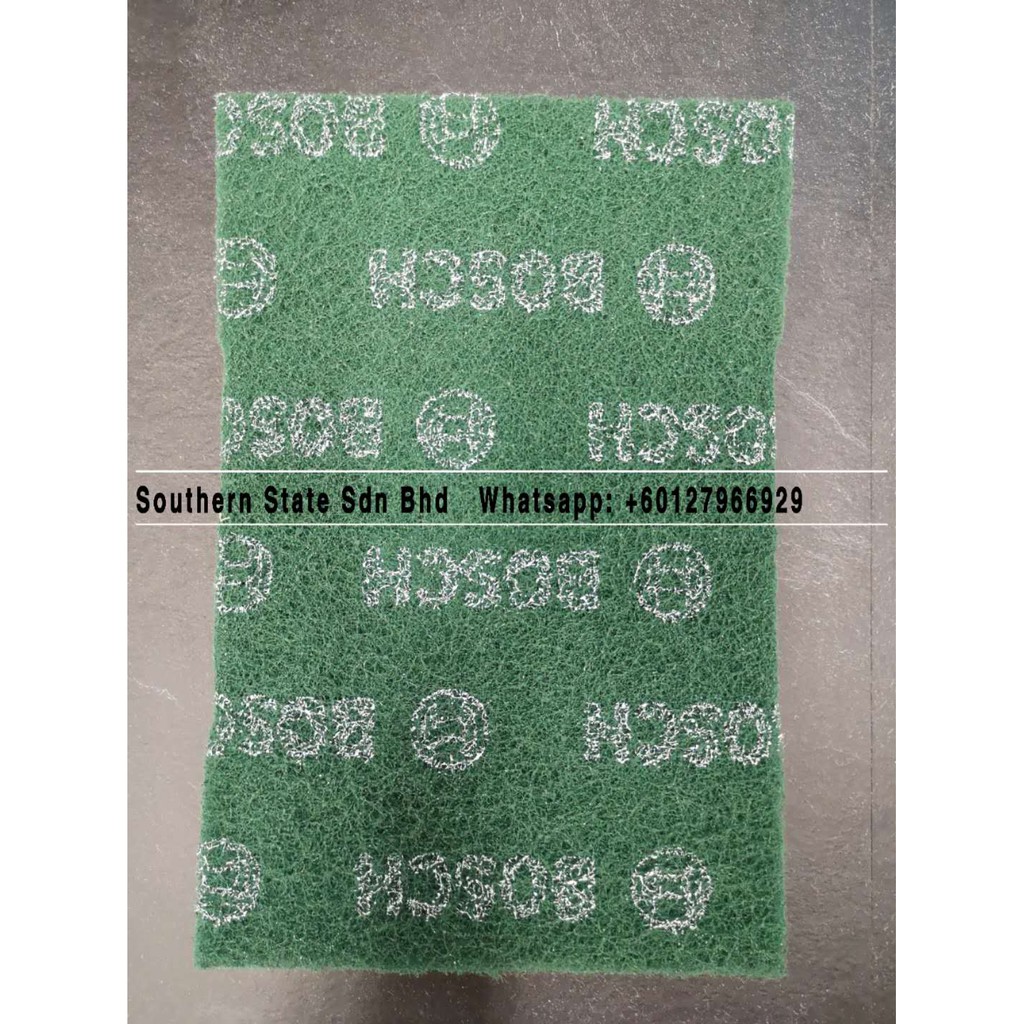 Bosch Non Woven Pad Green Abrasive Pad For Metal Inox Bos 2608619330 Shopee Malaysia