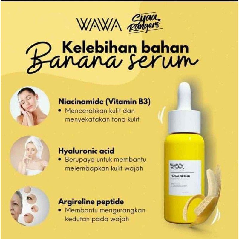 Buy Wawa Banana Rescue Kit Wawa Derma Skin Banana Serum Acne Cream Original Hq Seetracker Malaysia