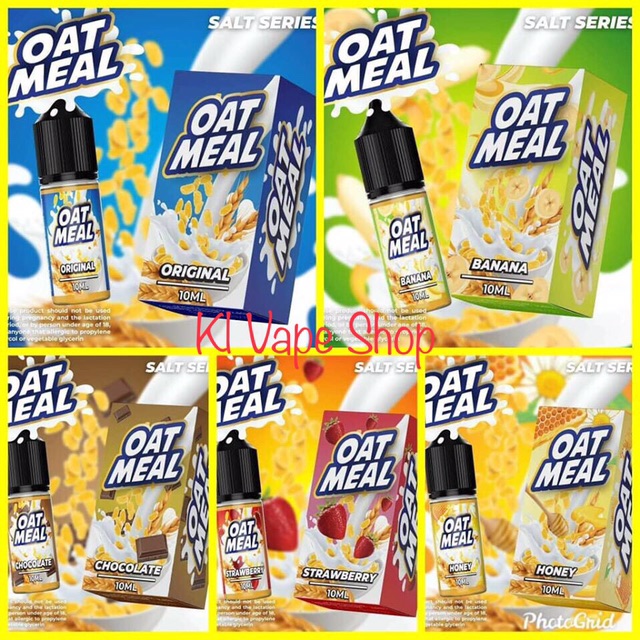 MUST TRY OAT MEAL Vape 10 ML E JUICE Banana High PGMall