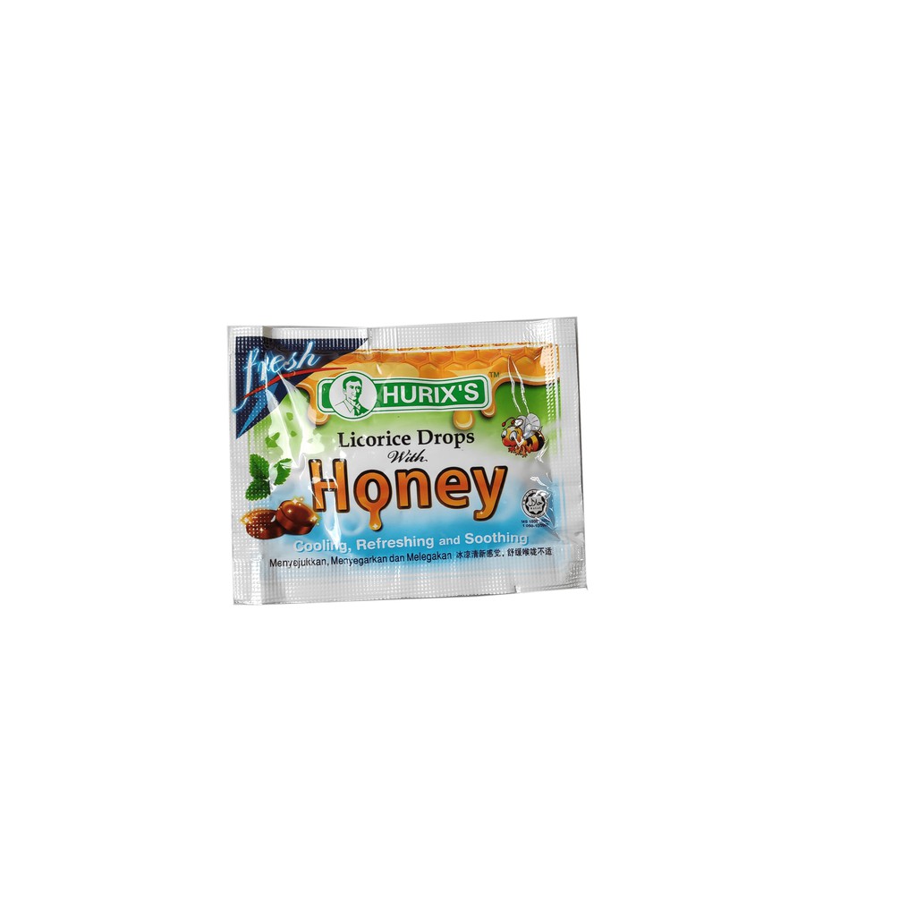 HURIX'S LICORICE DROPS With Honey 喉糖6 Drops Shopee Malaysia