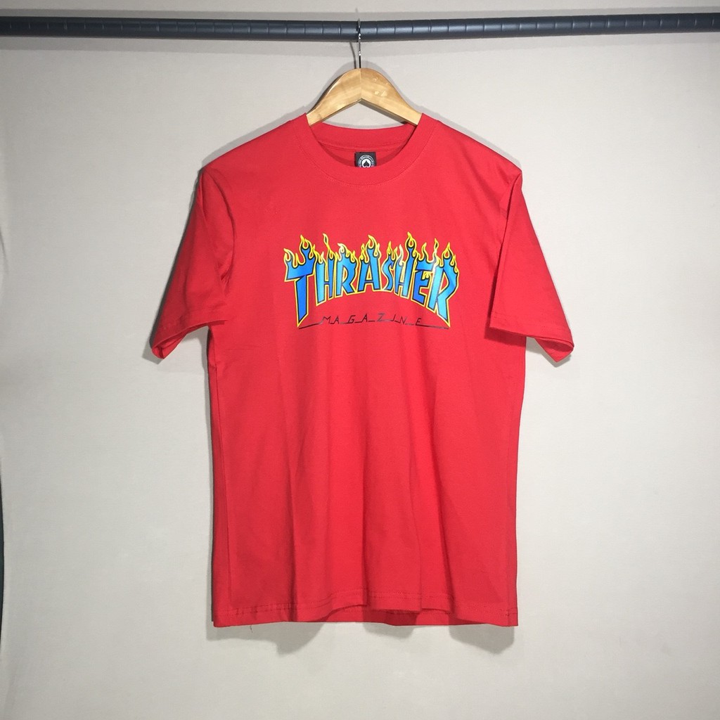 thrasher red t shirt