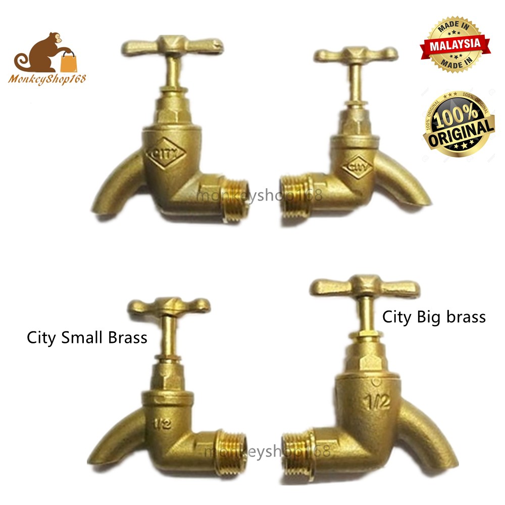 1 2 CITY  LD Kitchen Bathroom Sink Faucet Brass Bib 