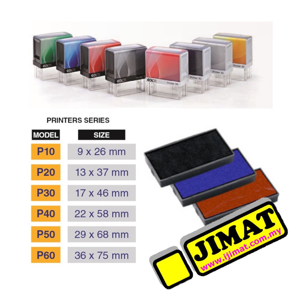 Colop Spare Pad Refill Stamp Pad Stampad For P20N C20 P20/ P30 P30N C30 / P40N C40 P40 / P50