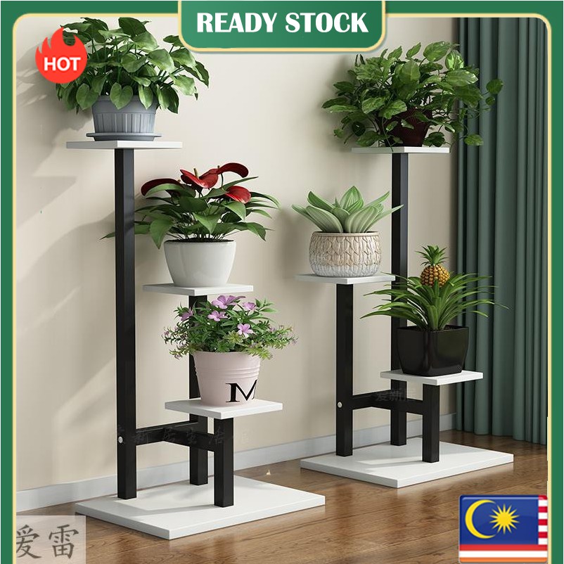 Ready Stock Big Sale Flower Rack Rak Pasu Bunga Flower Pot Flower Pot Rack Tempat Letak Pasu Bunga 花架 置物架