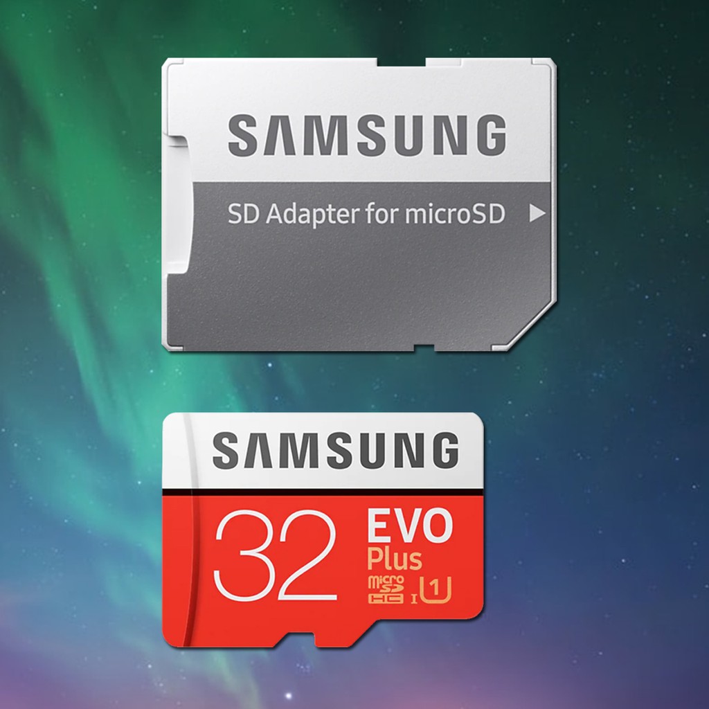 Samsung Original Micro SD TF Card FHD 4K Support Evo Plus Class 10 (32GB/64GB/128GB) with Adapter