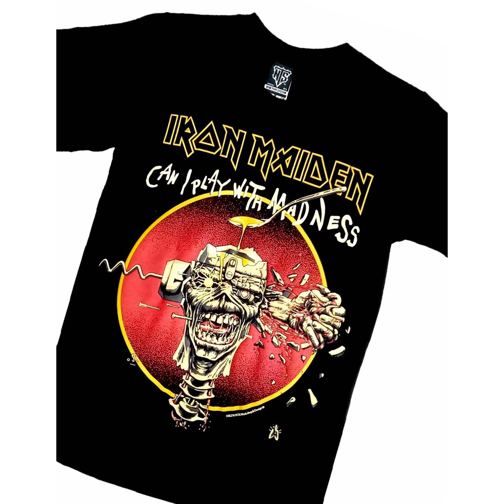 iron maiden can i play with madness t shirt