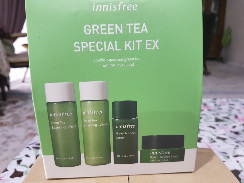 Innisfree Green Tea Special Kit Ex 4 Items Malaysia