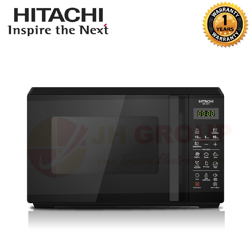 HITACHI 20L DIGITAL MICROWAVE OVEN HMRD2011 w 6 AUTO COOKING MENU