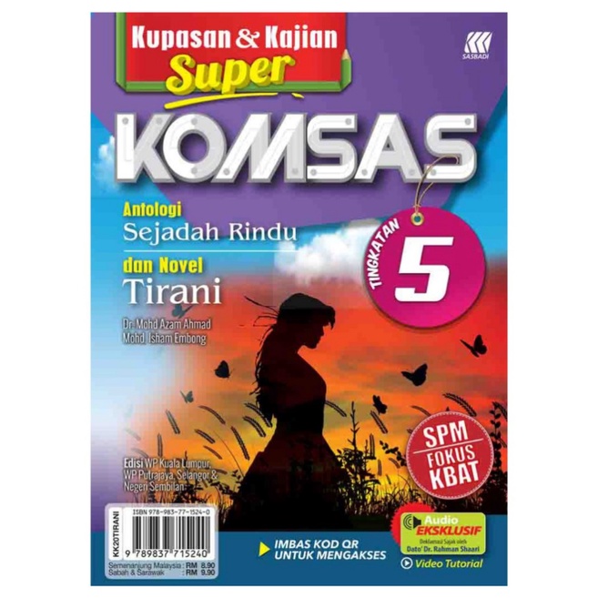 [Sasbadi] Kupasan & Kajian KOMSAS Tingkatan 5 Antologi Sejadah Rindu ...