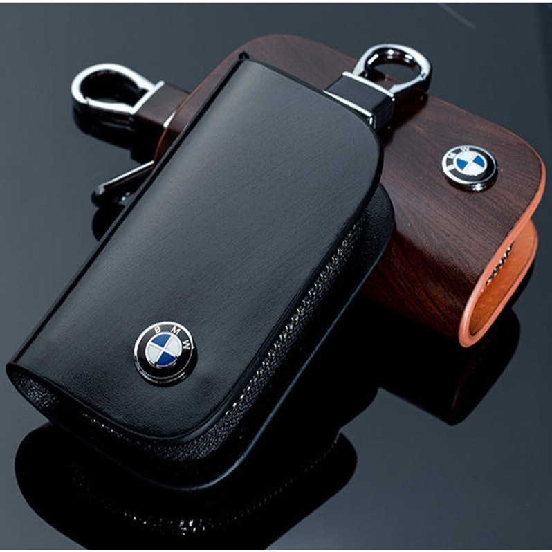 BMW Car Key Cover Leather Case Holder Smart Remote Cover Fob Case ...