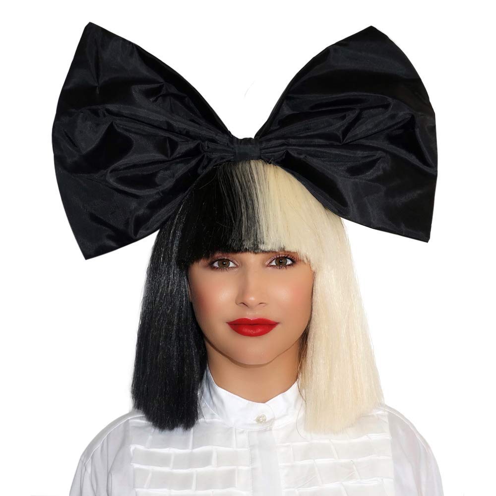 black halloween wig