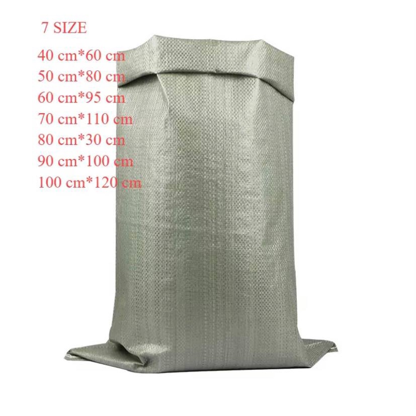 New PP Woven Guni Bag Storage Bag Courier Bag Plastic Karung Beg Sand Bag 麻袋 M