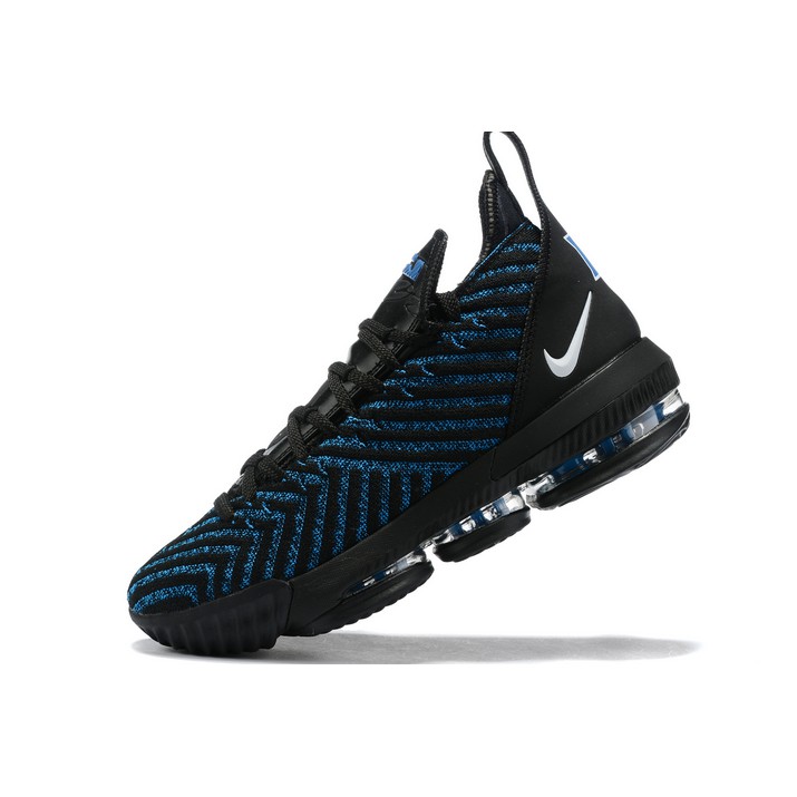 lebron 16 black and blue