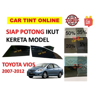 PRECUT Toyota Vios 2008 - 2012 Car Tinted UV / Tinted Kereta 4 