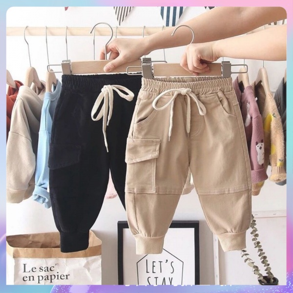 seluar budak lelaki High Quality Santai solid color casual summer Mosquito repellent Pants