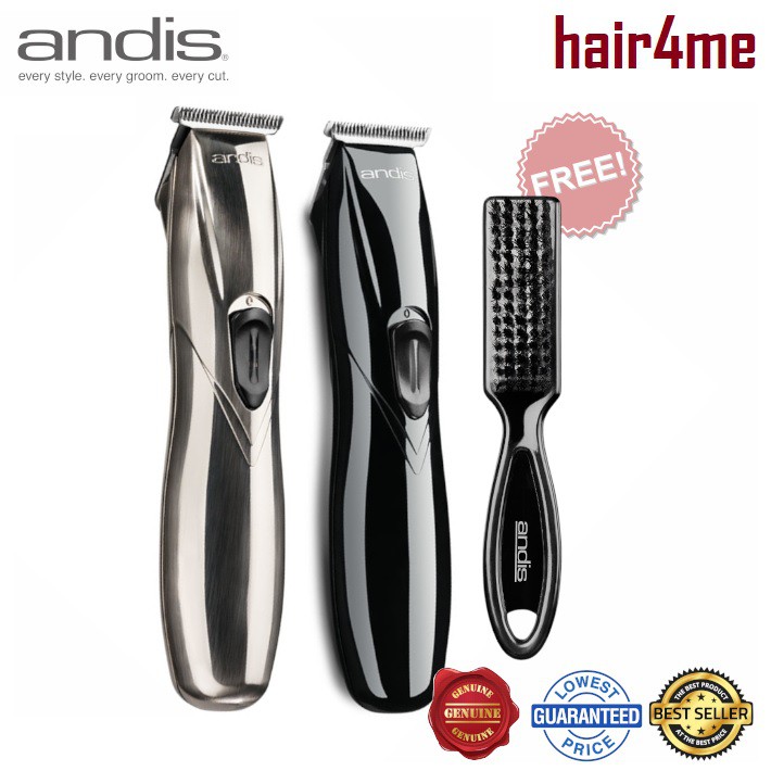 Andis Professional Slimline D8 Pro Li Cordless Hair Trimmer 32445 - Free Andis Fade Brush