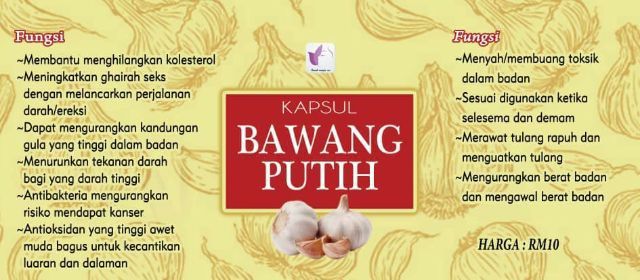 Kapsul Bawang Putih Meghilangkan Kolestrol Shopee Malaysia