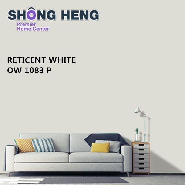 5 Litres Nippon Paint Interior Wall [Spotless] [RETICENT WHITE OW