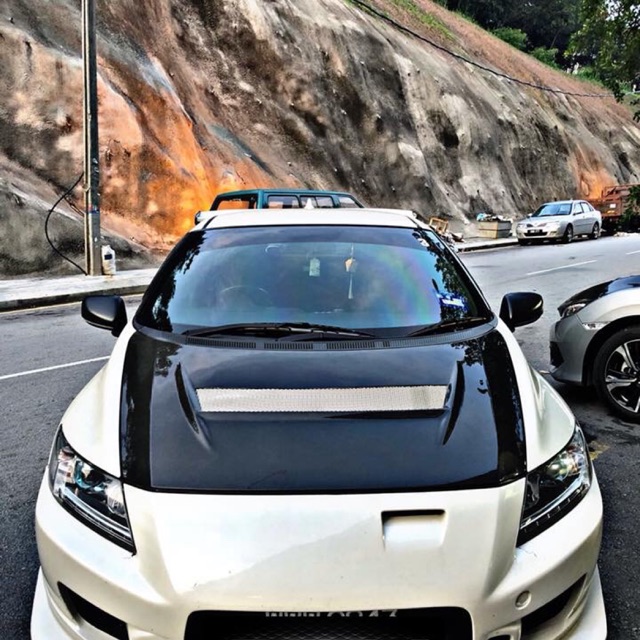 Honda Cr Z Crz Zf1 Zf2 Z Style Carbon Fiber Front Bonnet Bonet Hood Shopee Malaysia