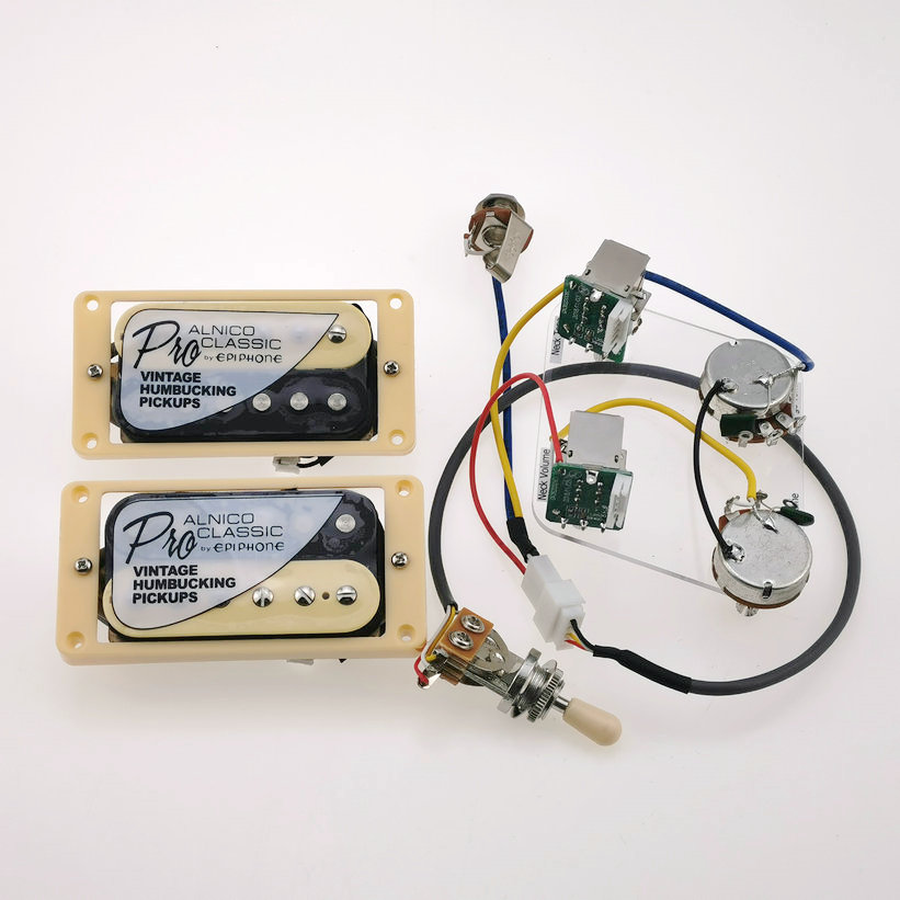 Epiphone LP Standard Classic Alnico Bucker PRO Humbucker Pickups Zebra