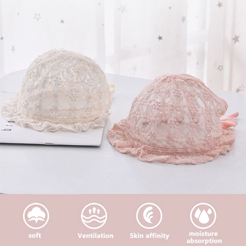 Lace Newborn Baby Hat Photography Props Summer Girls Sun Hat Infant Bonnet Caps