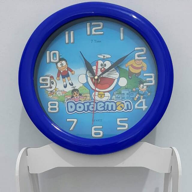 Doraemon Frozen Kerhayu Character Wall Clock Shopee Malaysia