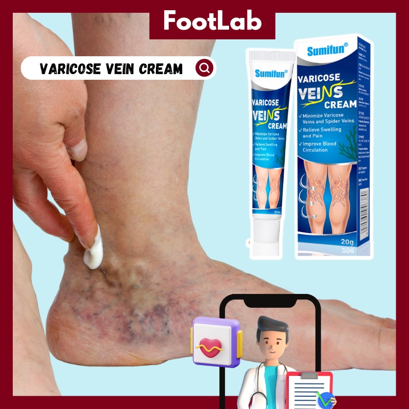 Varicose Veins Cream Krim Soothing Gel Sakit Kaki Herbal Repair