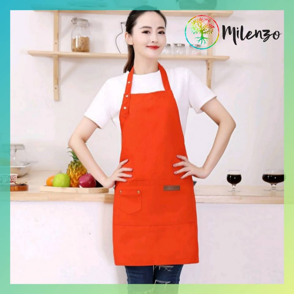 MILENZO Premium quality hang neck apron coffee shop fashion apron ...