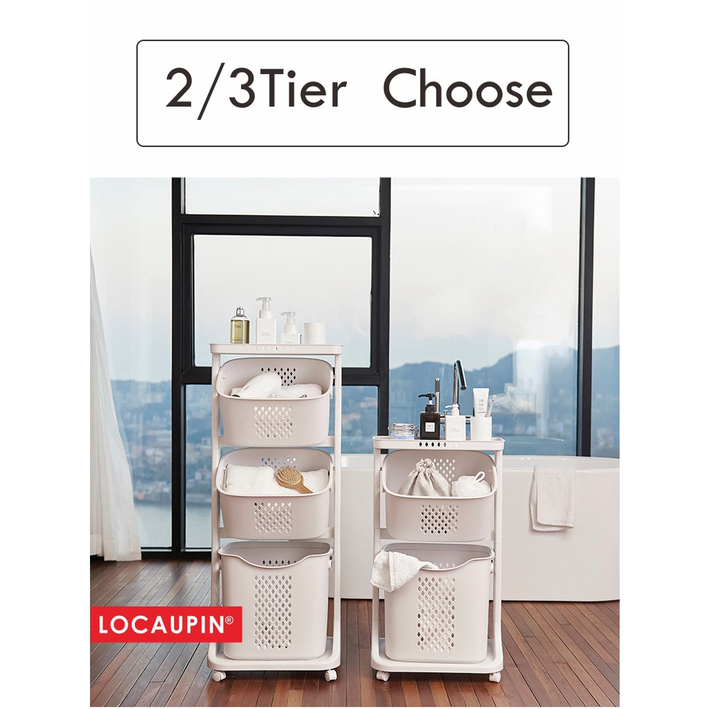 Rak Bekas Letak Pakaian Baju 2 3 Tier Laundry Baskets Rak Bekas Letak Pakaian Baju 2 3 Tier Laundry Baskets