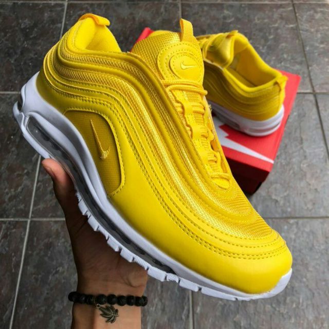 nike 97 yellow and white
